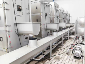 内进流格栅工作现场