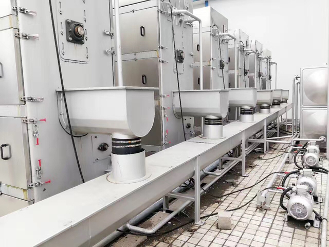 内进流格栅工作现场